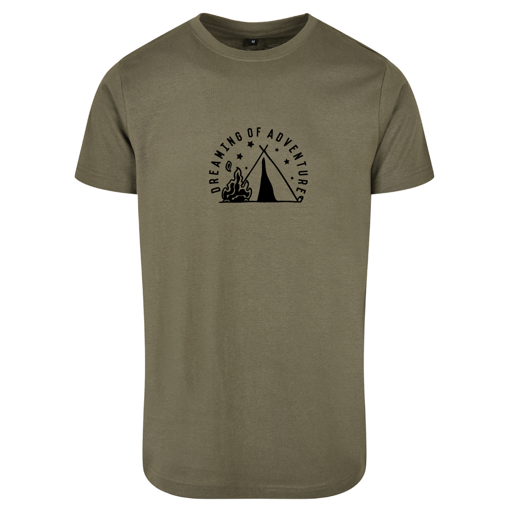 Dreaming of Adventure Camping Tent Themed Unisex T-Shirt