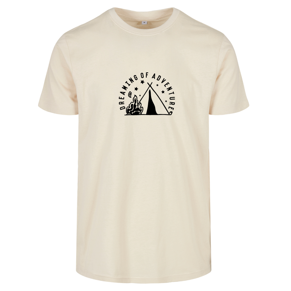 Dreaming of Adventure Camping Tent Themed Unisex T-Shirt
