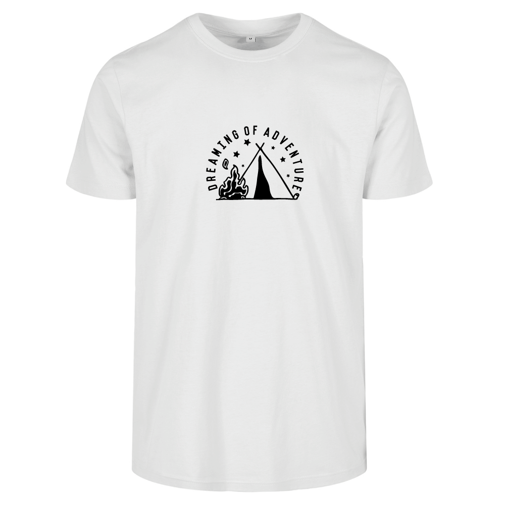Dreaming of Adventure Camping Tent Themed Unisex T-Shirt