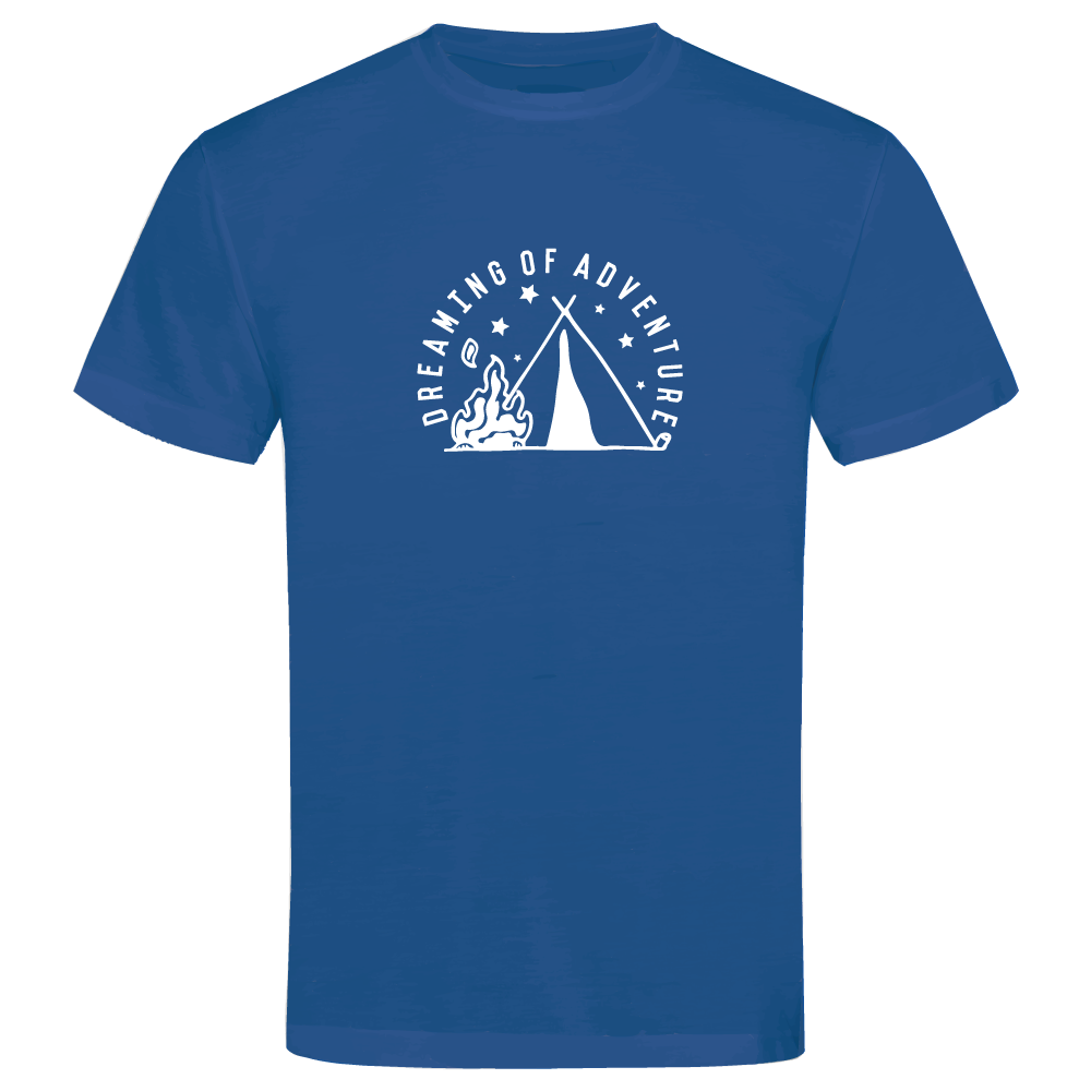 Dreaming of Adventure Camping Themed Unisex T-Shirt