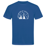 Dreaming Of Adventure camping themed t-shirt