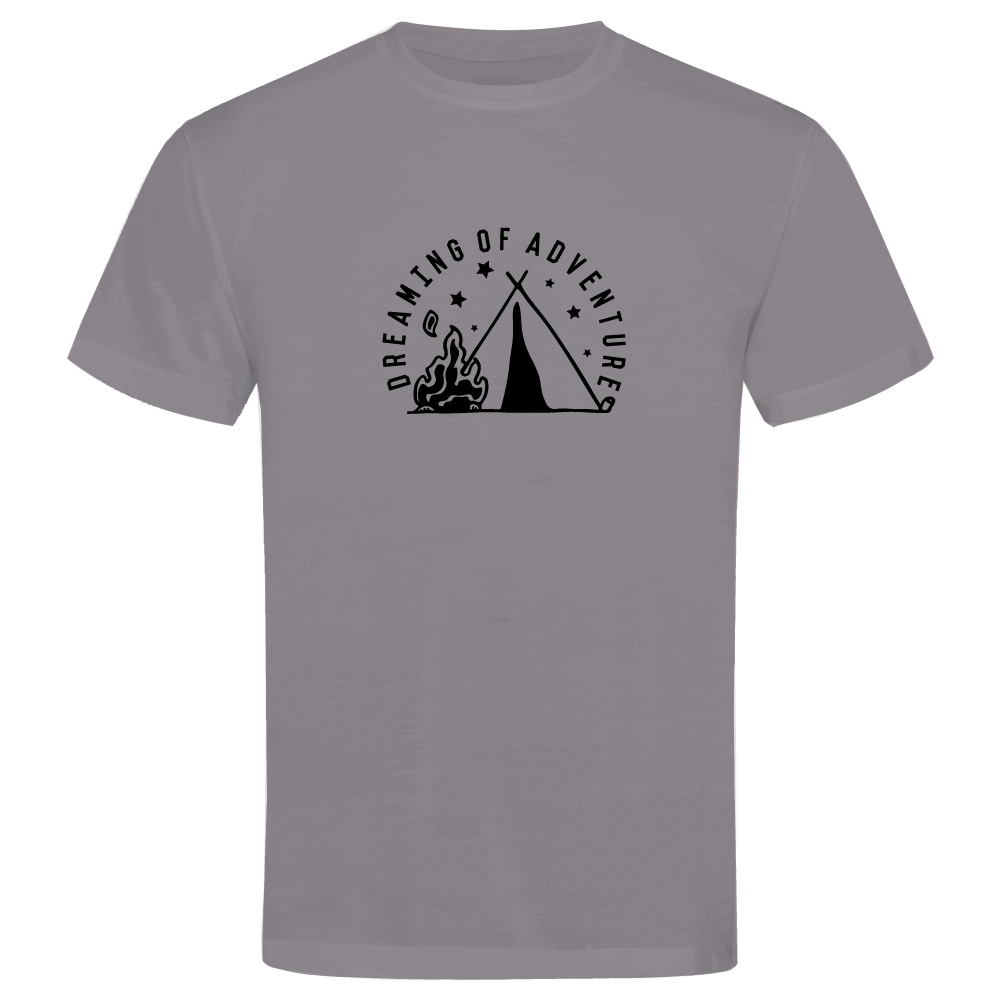 Dreaming of Adventure Camping Themed Unisex T-Shirt