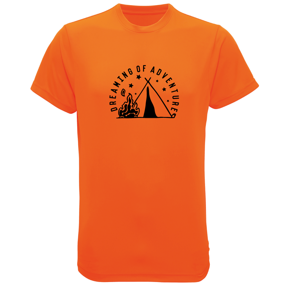 Dreaming of Adventure Camping Themed Unisex T-Shirt