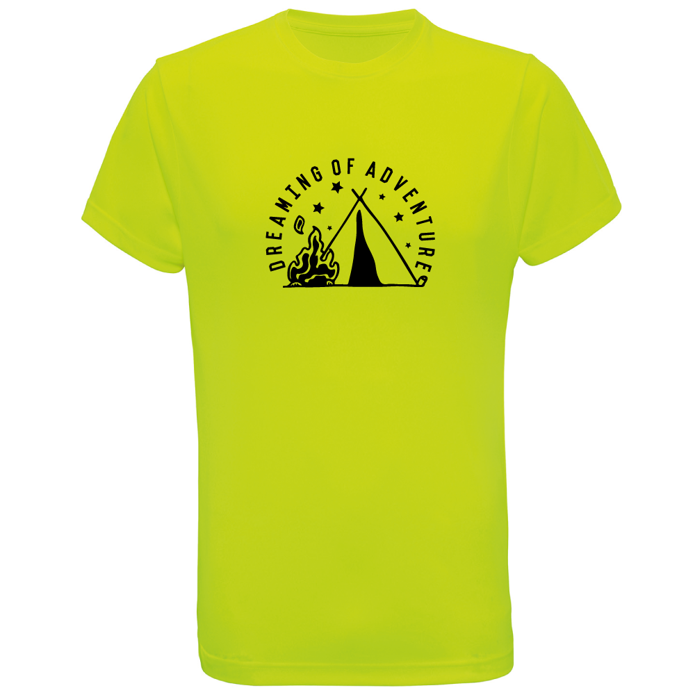Dreaming of Adventure Camping Themed Unisex T-Shirt