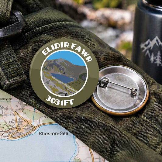 Elidir Fawr 25mm Pin Badge | Travel Memories Pin Badge