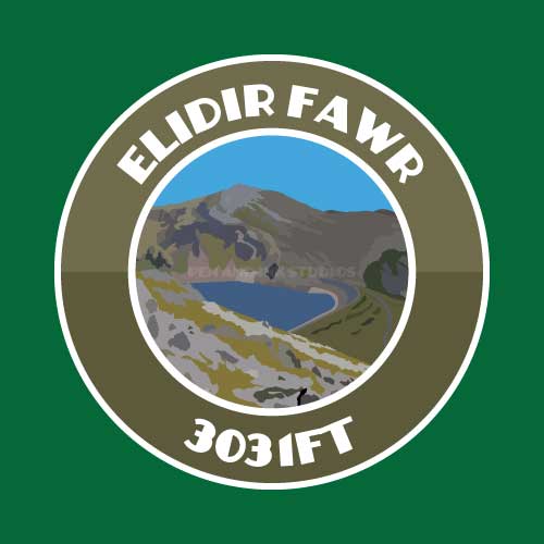 Elidir Fawr Sticker | Welsh 3000's Visitor Themed Sticker
