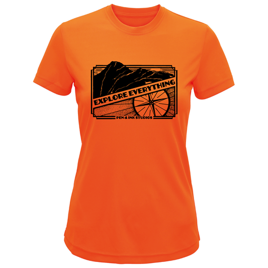 Explore Everything Adventure Themed Ladies T-Shirt