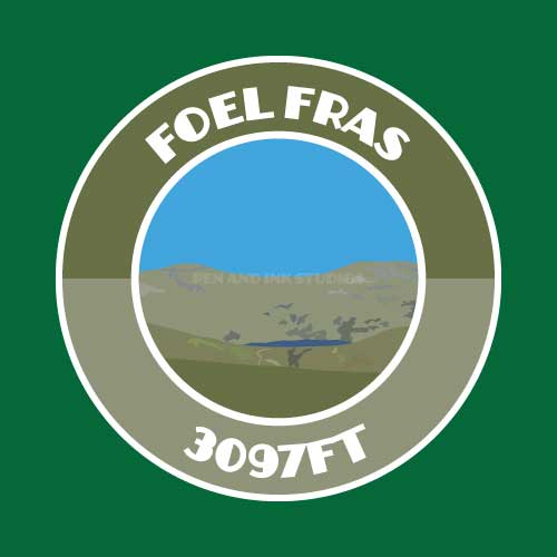 Foel Fras Sticker | Welsh 3000's Visitor Themed Sticker