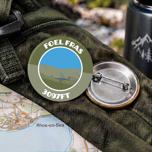 Foel Fras 25mm Pin Badge | Travel Memories Pin Badge
