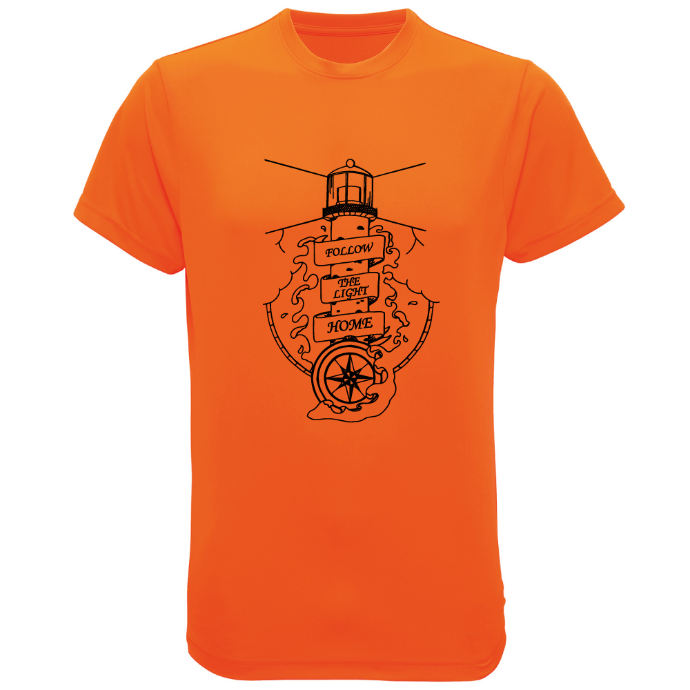 Follow the Light Home Sea-Themed T-Shirt