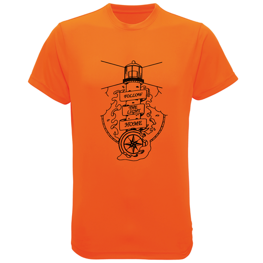 Follow the Light Home Sea-Themed T-Shirt