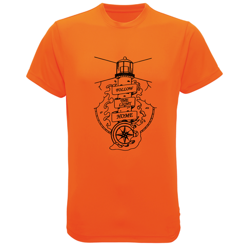 Follow the Light Home Sea-Themed T-Shirt
