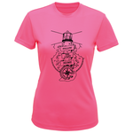 Follow the Light Home Lighthouse Ladies T-Shirt