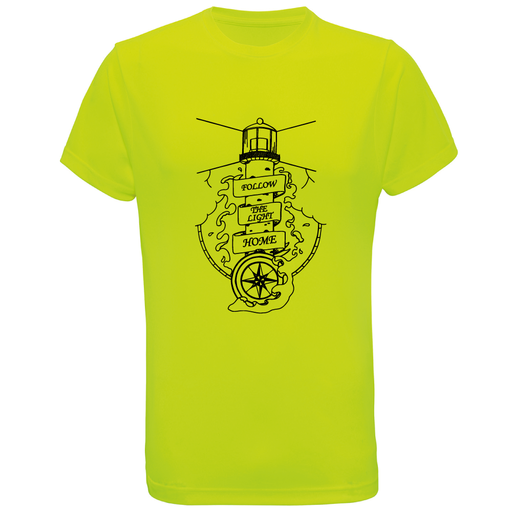 Follow the Light Home Sea-Themed T-Shirt