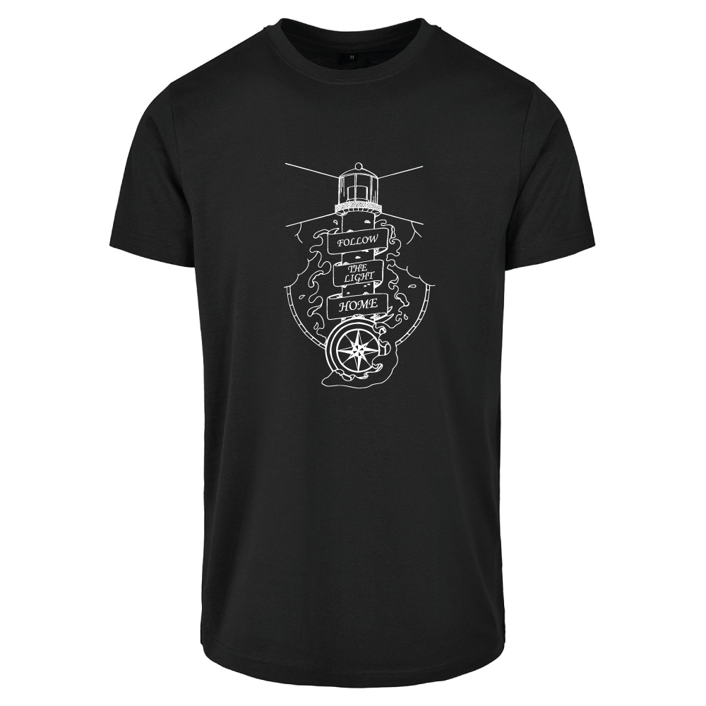 Follow the Light Home Sea-Themed Unisex T-Shirt