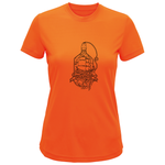 Follow the waves home surfing themed ladies t-shirt