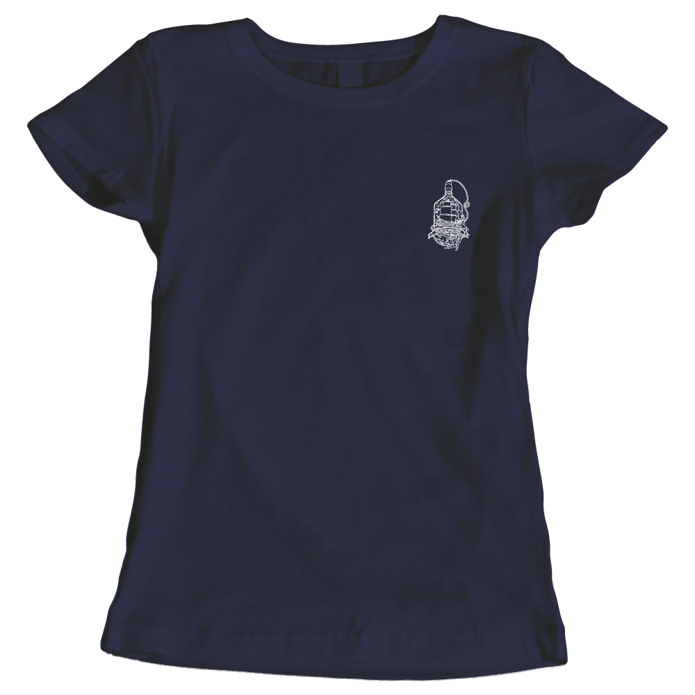 Follow the waves home surfing themed ladies t-shirt