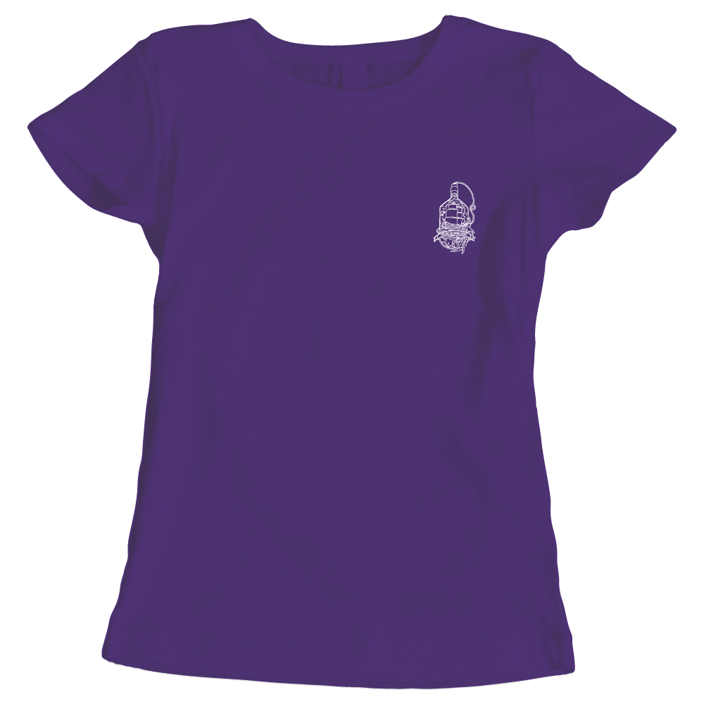 Follow the waves home surfing themed ladies t-shirt