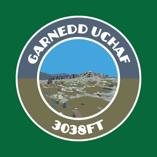 Garnedd Uchaf Sticker | Welsh 3000's Visitor Themed Sticker
