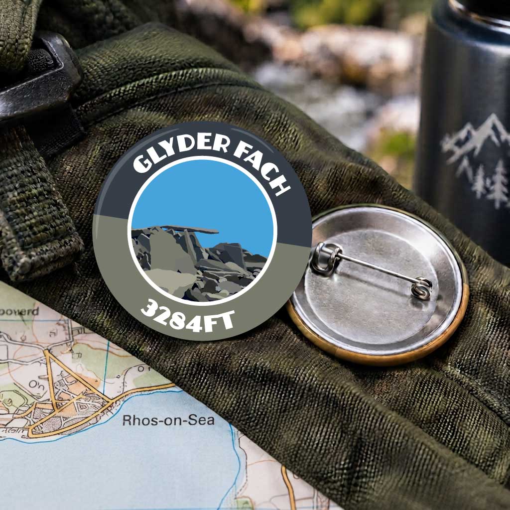 Glyder Fach 25mm Pin Badge | Travel Memories Pin Badge