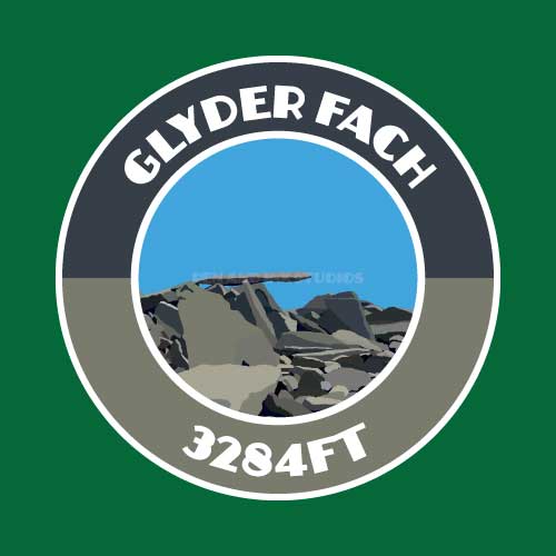 Glyder Fach Sticker | Welsh 3000's Visitor Themed Sticker
