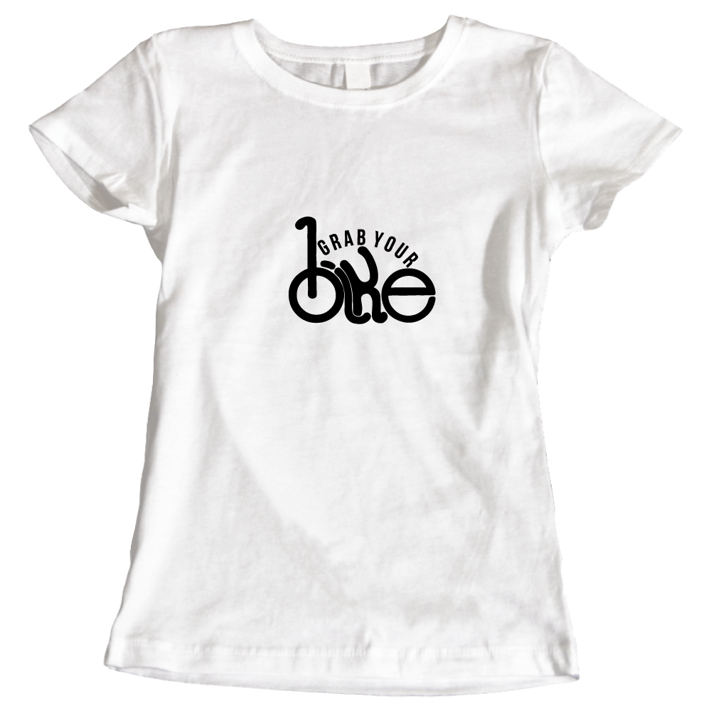 Grab Your Bike Cycling-Themed Ladies T-Shirt