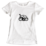 Grab Your Bike cycling themed ladies t-shirt