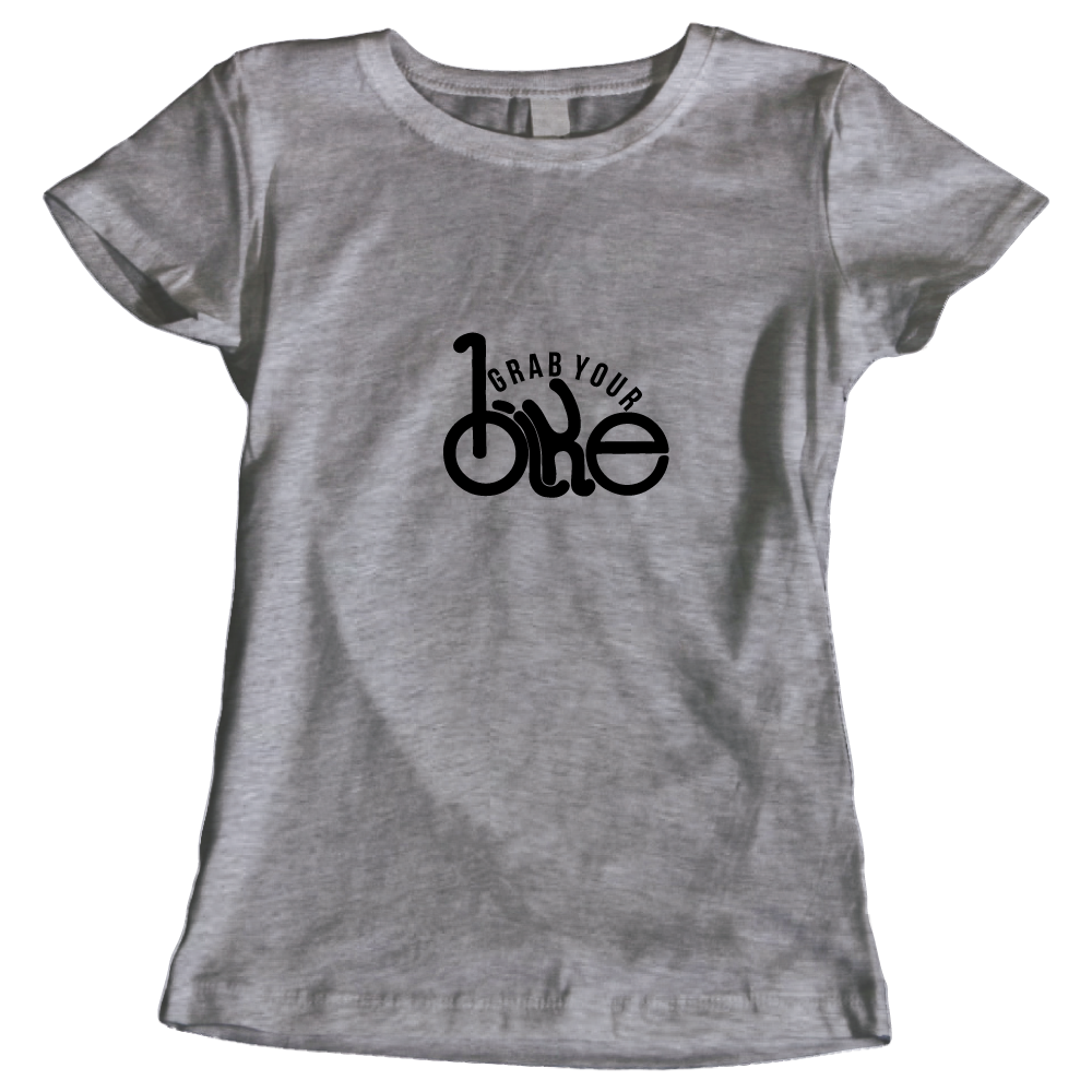 Grab Your Bike Cycling-Themed Ladies T-Shirt