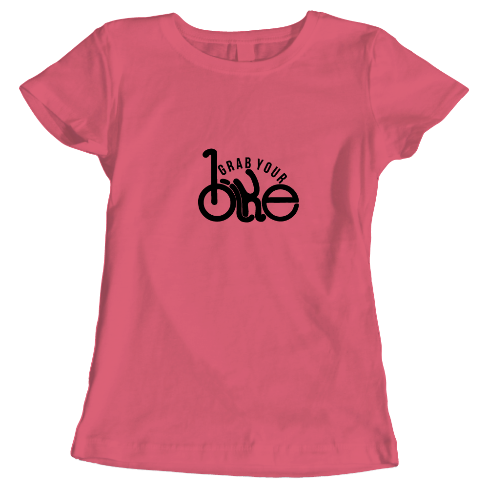 Grab Your Bike Cycling-Themed Ladies T-Shirt
