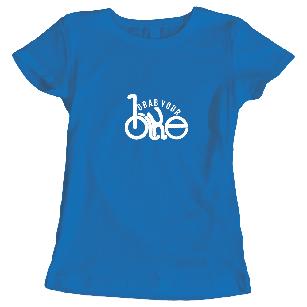 Grab Your Bike Cycling-Themed Ladies T-Shirt
