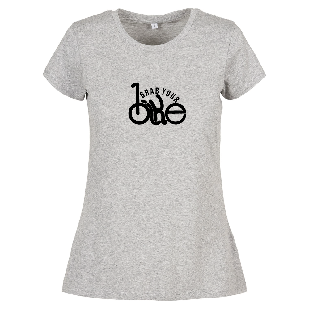 Grab Your Bike Cycling Bicycle Themed Ladies T-Shirt