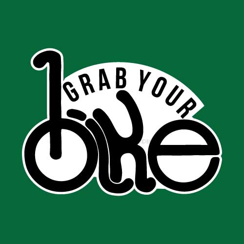 Grab Your Bike Sticker | Cycling Themed Sticker