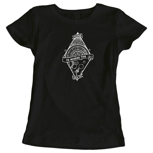 Home Is Where The Sea Is Ladies T-Shirt