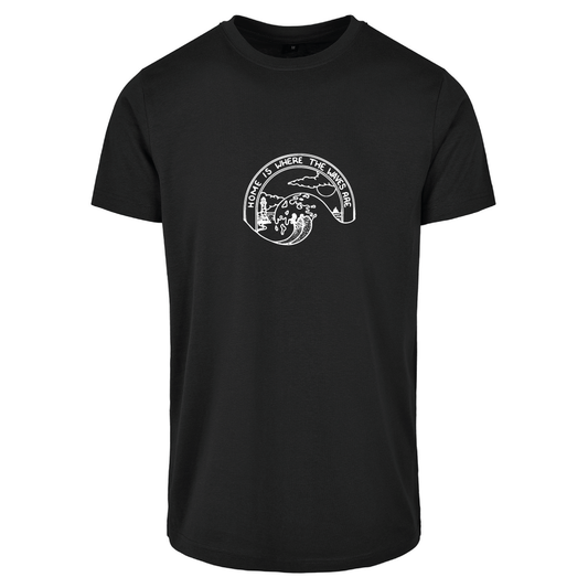 Home Is Where The Waves Are Surf Themed Unisex T-Shirt