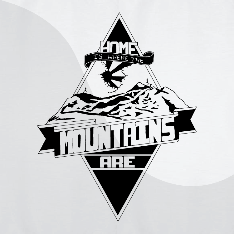 Home Is Where The Mountains Are Hoody – Unisex Adventure Hoodie
