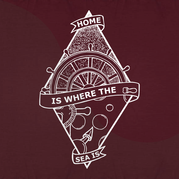Home Is Where The Sea Is Hoody – Unisex Nautical-Themed Hoodie