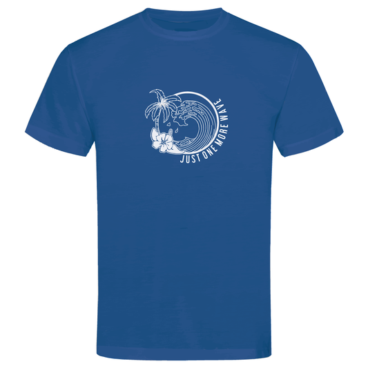 Just One More Wave Surfing-Themed Adventure T-Shirt