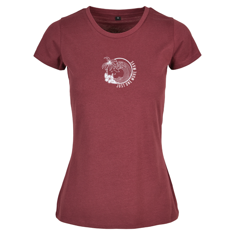 Just One More Wave Adventure Tee | Surf Ladies T-Shirt UK | Coastal Lifestyle Clothing