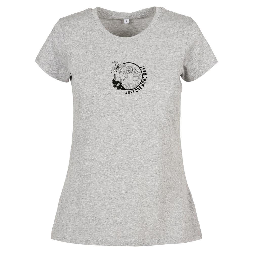 Just One More Wave Adventure Tee | Surf Ladies T-Shirt UK | Coastal Lifestyle Clothing
