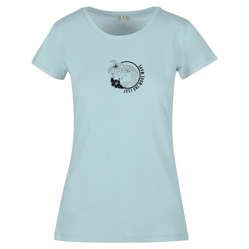 Just One More Wave Adventure Tee | Surf Ladies T-Shirt UK | Coastal Lifestyle Clothing