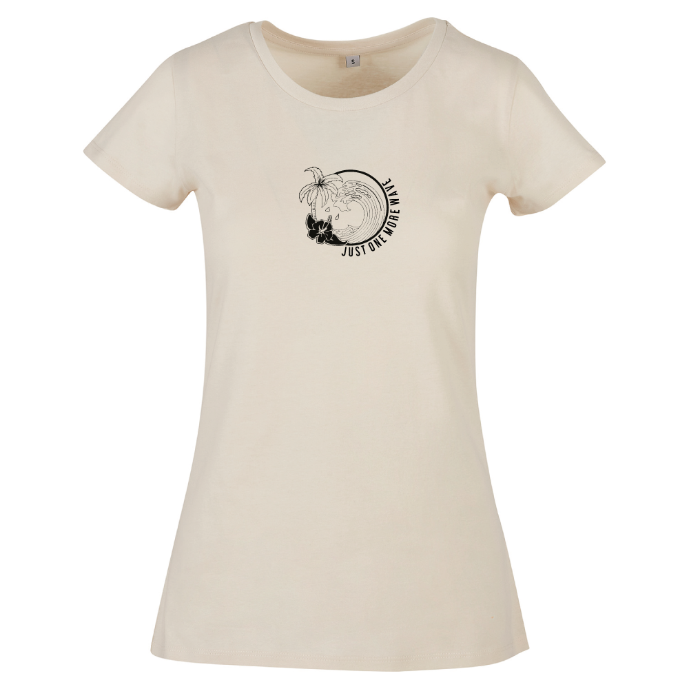 Just One More Wave Adventure Tee | Surf Ladies T-Shirt UK | Coastal Lifestyle Clothing