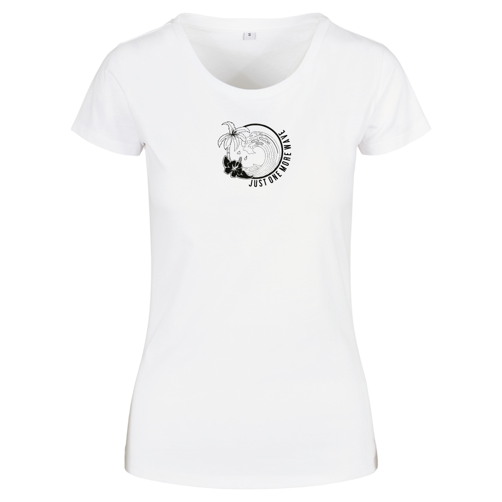 Just One More Wave Adventure Tee | Surf Ladies T-Shirt UK | Coastal Lifestyle Clothing