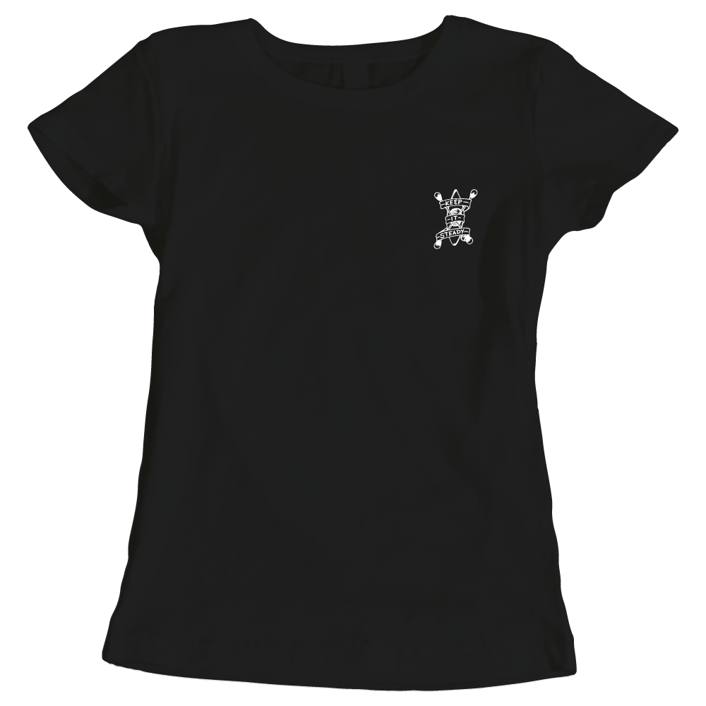 Keep It Steady Kayaking-Themed Ladies T-Shirt