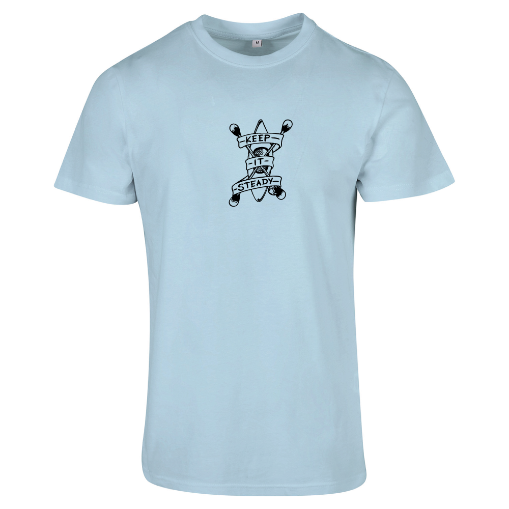 Keep It Steady Kayaking Themed Unisex T-Shirt