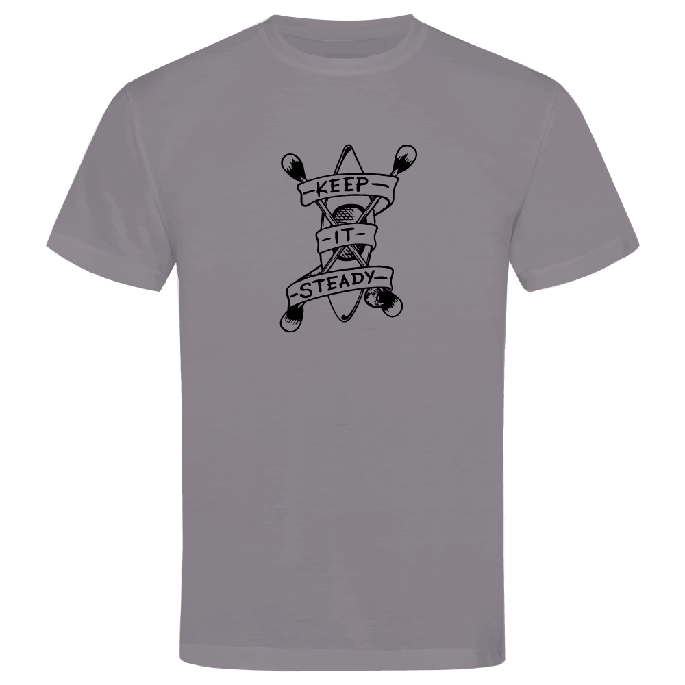 Keep It Steady Kayaking-Themed T-Shirt