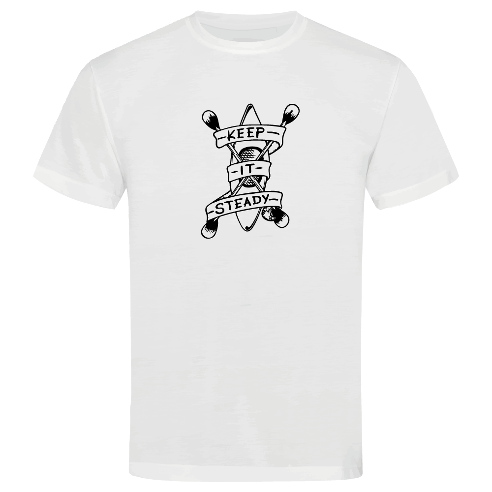 Keep It Steady Kayaking-Themed T-Shirt
