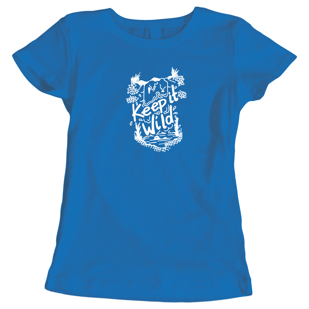Keep It Wild Swimming-Themed Ladies T-Shirt