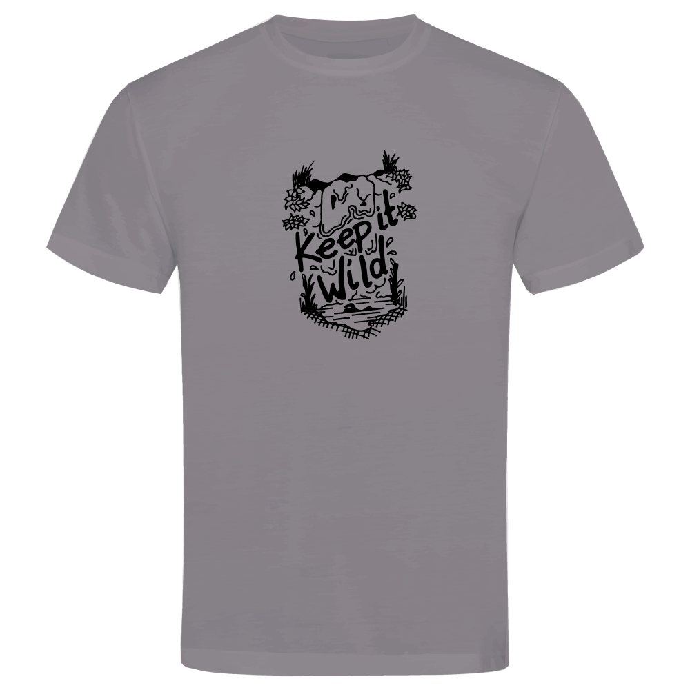 Keep It Wild Swimming-Themed T-Shirt