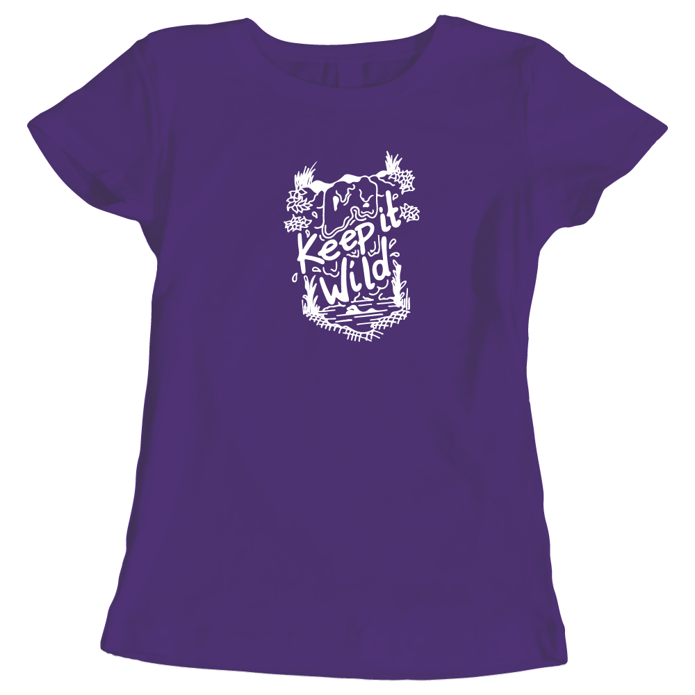 Keep It Wild Swimming-Themed Ladies T-Shirt