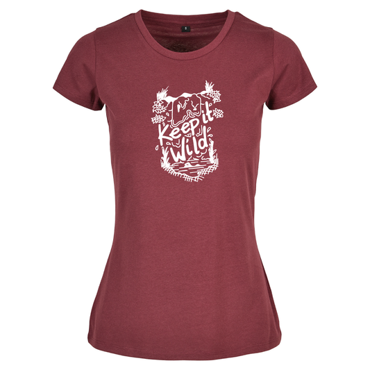 Keep It Wild Swimming Themed Ladies T-Shirt